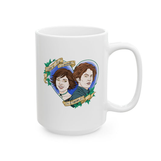 Alice & Jasper: Favorite Vision (15 oz Ceramic Parody Mug)