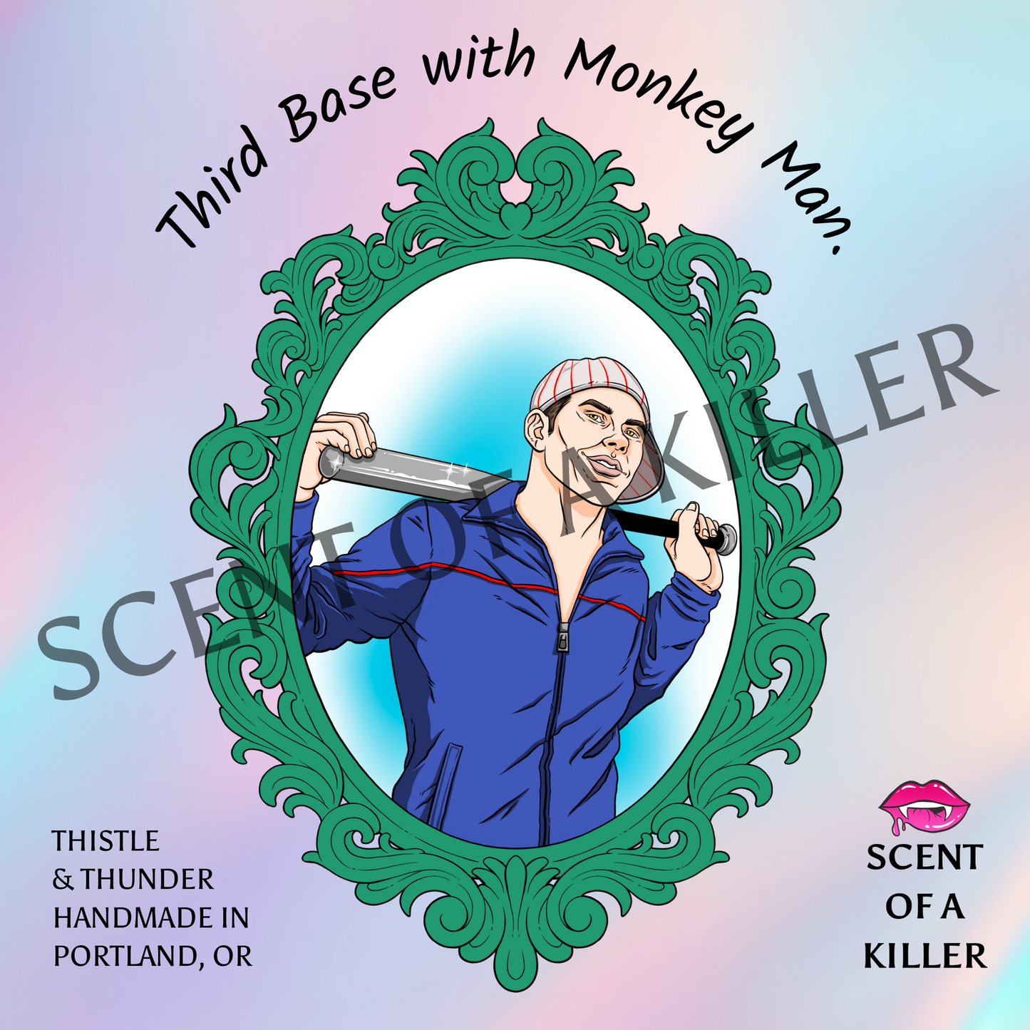 Third Base with Monkey Man. - Candle