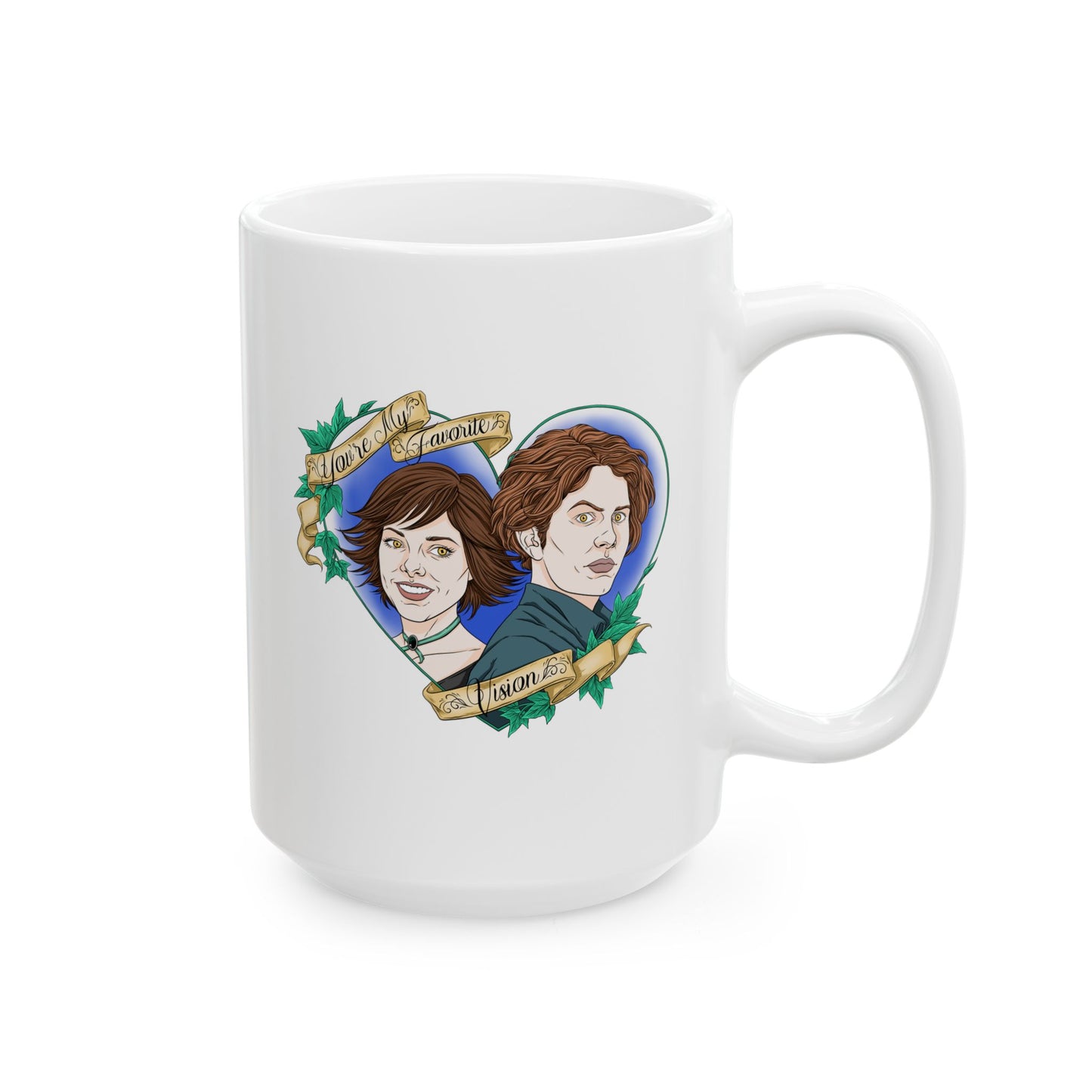 Alice & Jasper: Favorite Vision (15 oz Ceramic Parody Mug)
