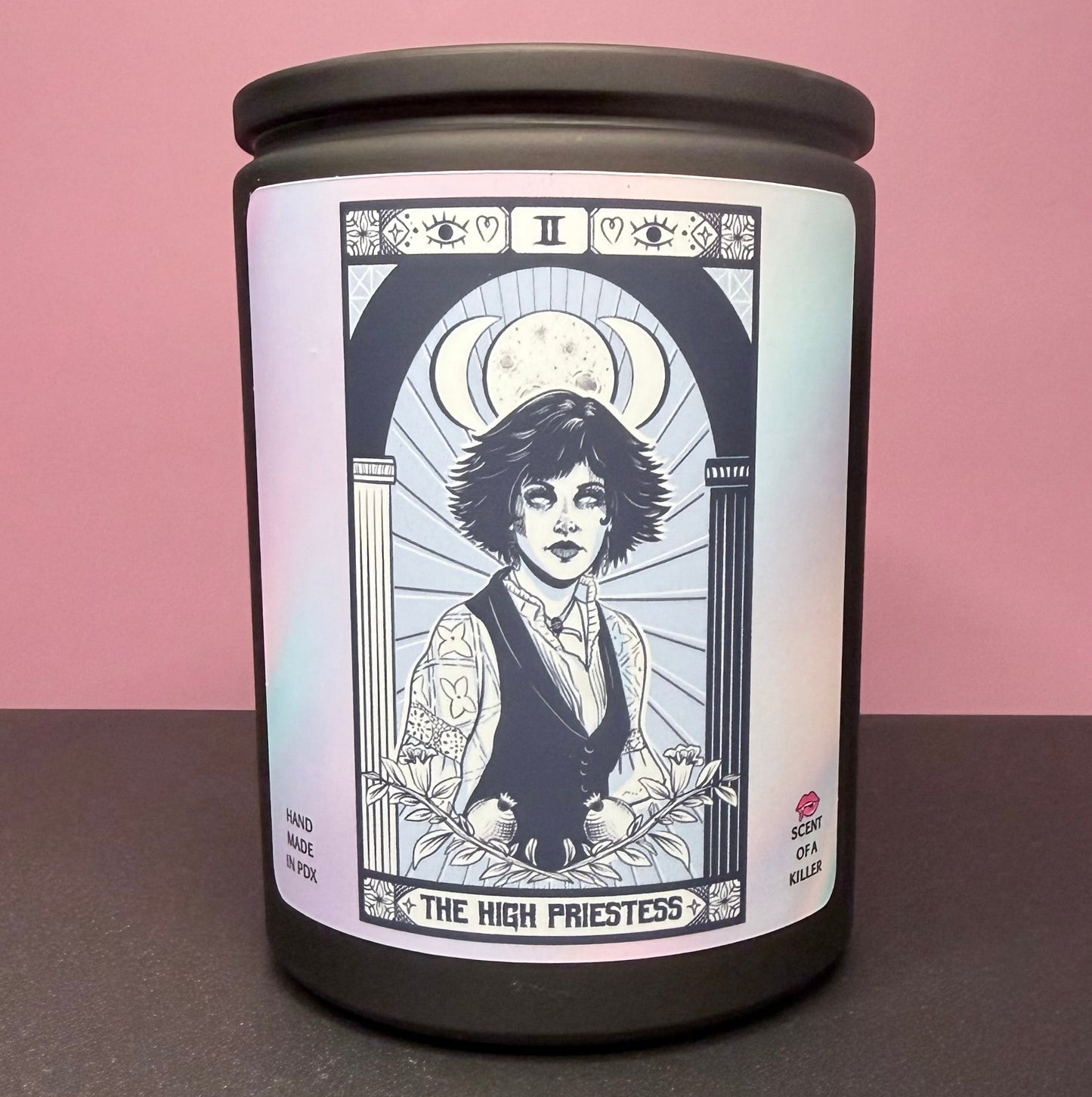 Alice Tarot Card Parody Candle (BellerisAliveArt Collab)