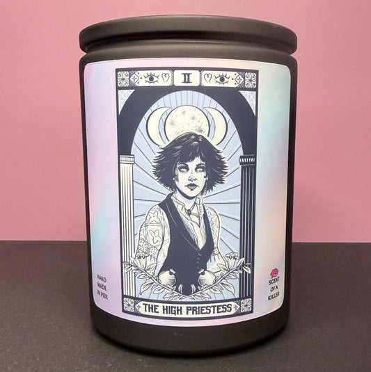 Alice Tarot Card Parody Candle (BellerisAliveArt Collab)
