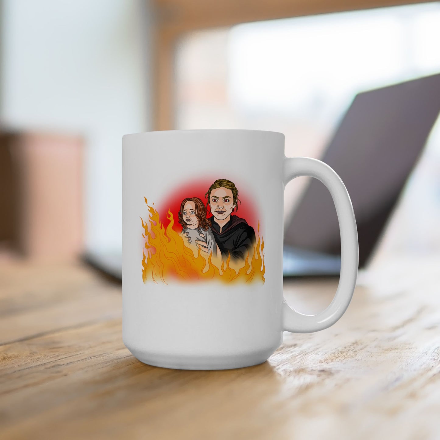 Jane Yeeting Chuckesmee (15 oz Ceramic Parody Mug)
