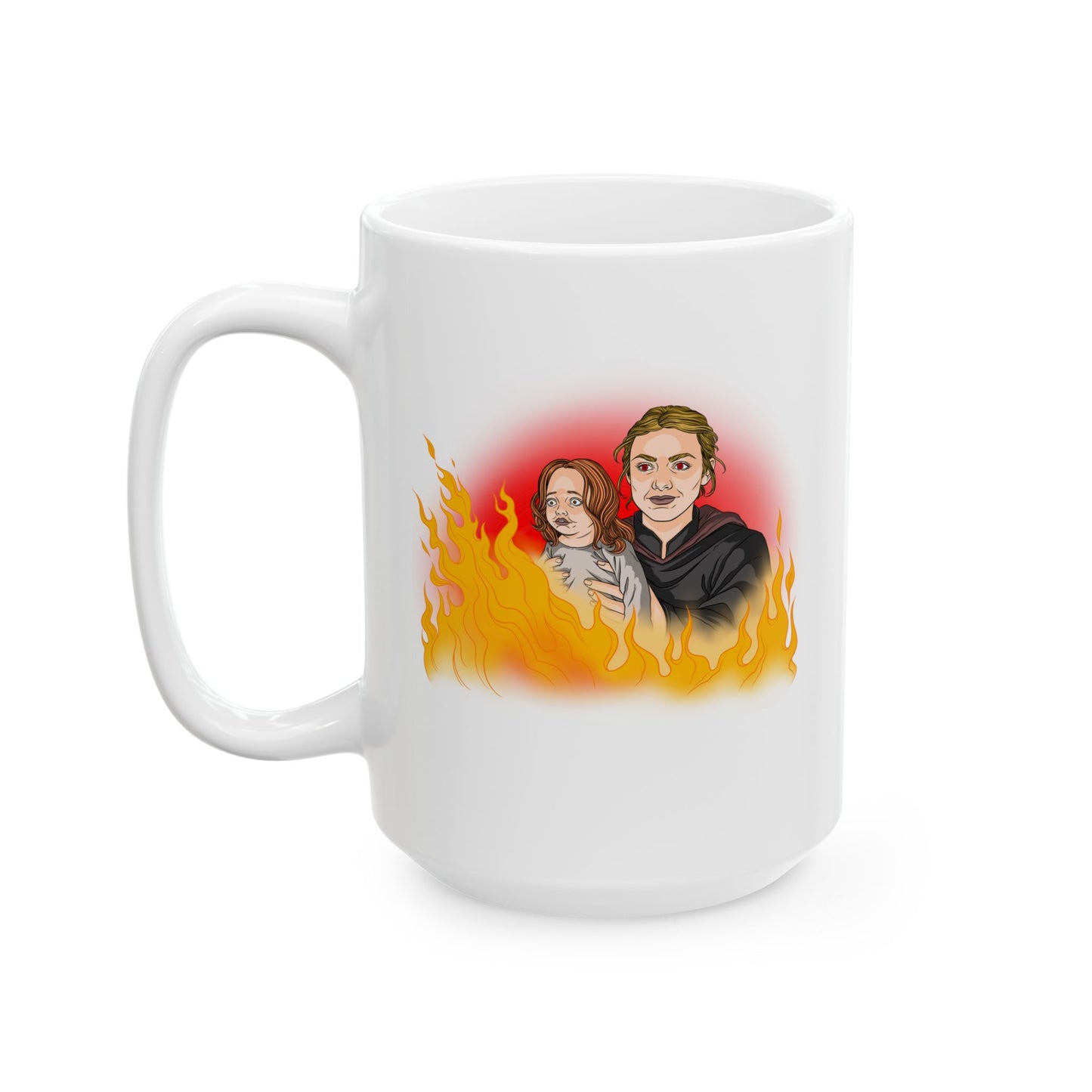 Jane Yeeting Chuckesmee (15 oz Ceramic Parody Mug)