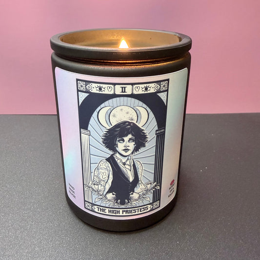 Alice Tarot Card Parody Candle (BellerisAliveArt Collab)