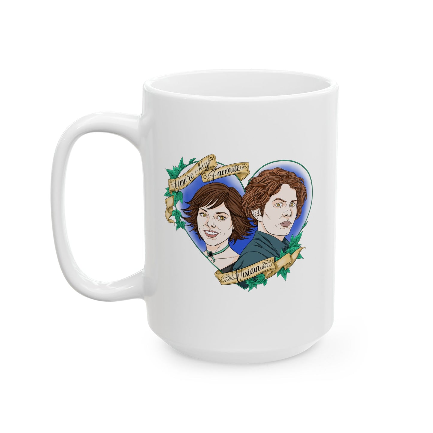 Alice & Jasper: Favorite Vision (15 oz Ceramic Parody Mug)