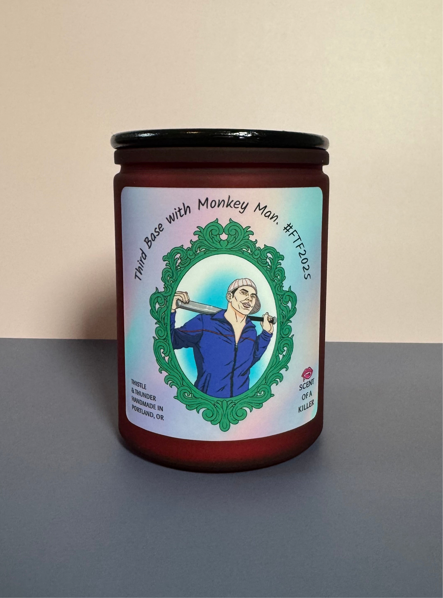 Third Base with Monkey Man. - Candle