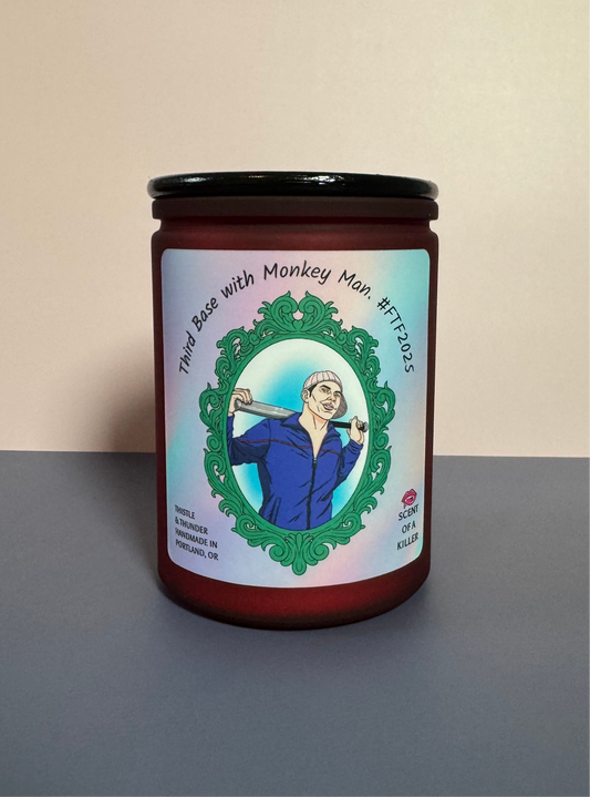 Third Base with Monkey Man. - Candle
