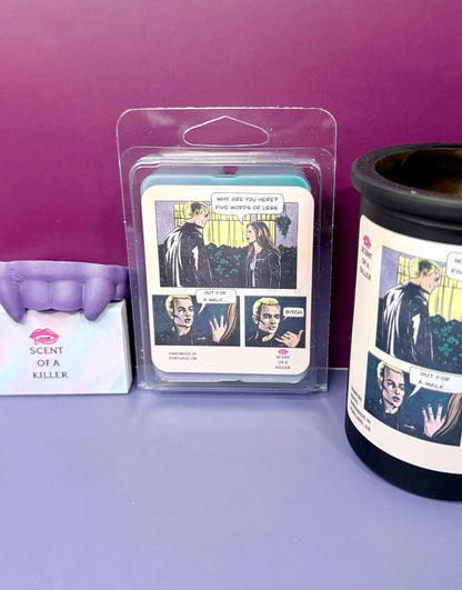 Out. For. A. Walk. [Bleep]. (2.75 Ounce Scented Parody Eco Glitter Marbled Wax Melts)