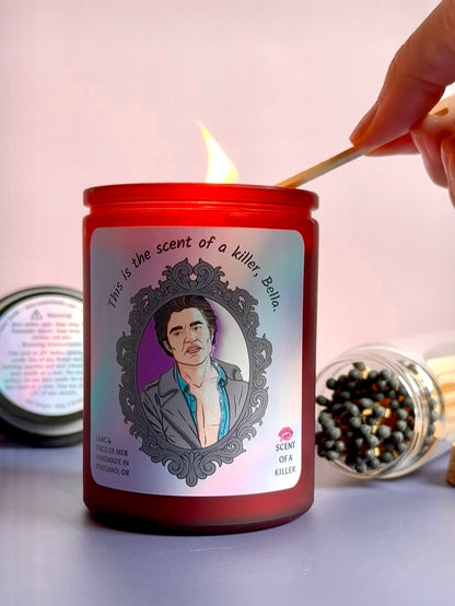 This is the scent of a killer, Bella. (Lilac & Coco de Mer Parody Candle)