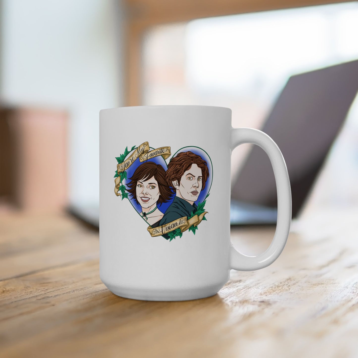 Alice & Jasper: Favorite Vision (15 oz Ceramic Parody Mug)
